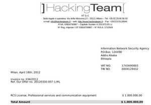 hacking team Ethiopia